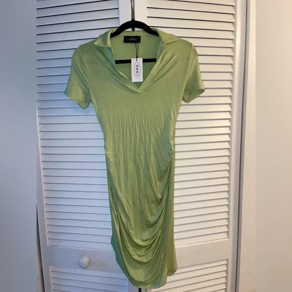 princess polly baby blue dress Cider | Dresses | Mint Green Asymmetrical Hem Rouched Mini Dress Brand Is  Cider Size Xs
